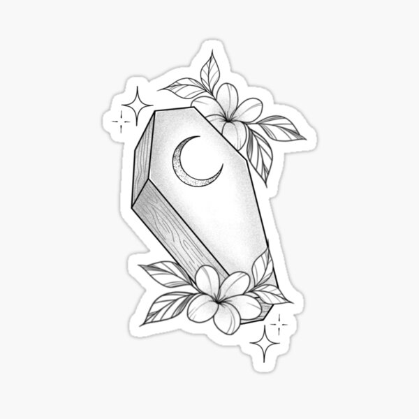 Item preview, Cute coffin designed and sold by MaddyFieldTatts.