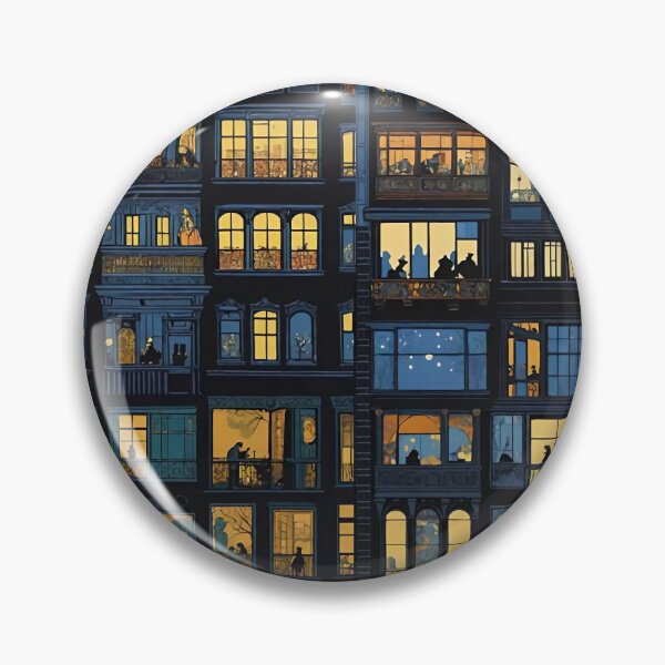 Item preview, Night Windows: Stories Behind the Glass designed and sold by DreamiCanvas.