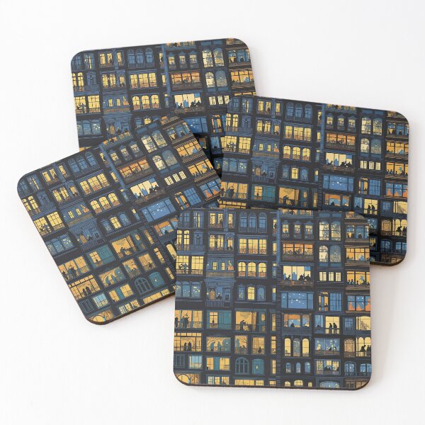 Item preview, Night Windows: Stories Behind the Glass designed and sold by DreamiCanvas.