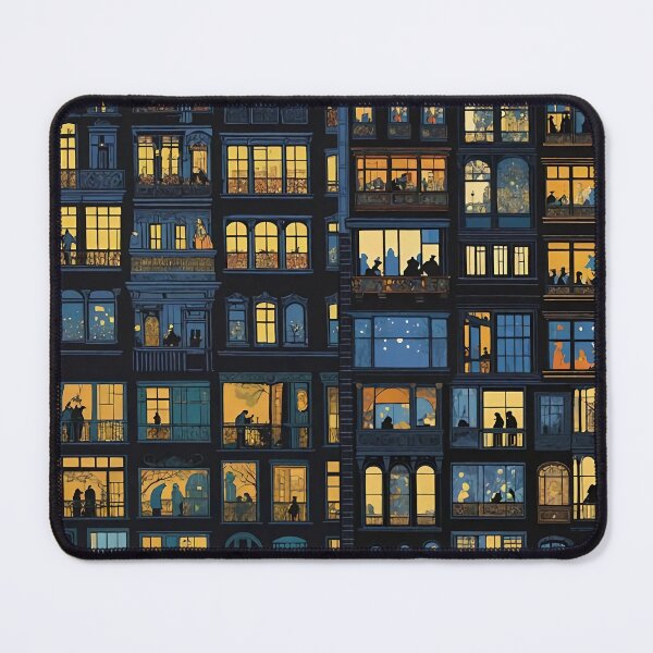 Item preview, Night Windows: Stories Behind the Glass designed and sold by DreamiCanvas.