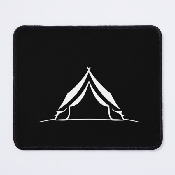 Artikelvorschau, Minimalistisches Campingzelt - Outdoor-Abenteuer-Ikone entworfen und verkauft von Negative Space Art.