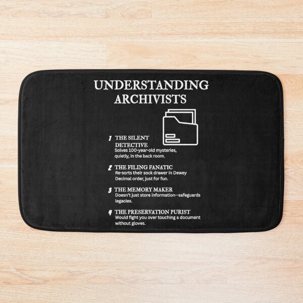 Item preview, Understanding Archivists – Hilarious Archival Life Definitions – Black designed and sold by PsyFlow35.