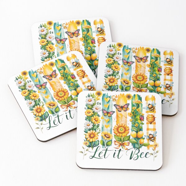 Item preview, Spring Let it Bee Sunflower and Honeybee Item designed and sold by Shabby Script Archive | Digital Designer .