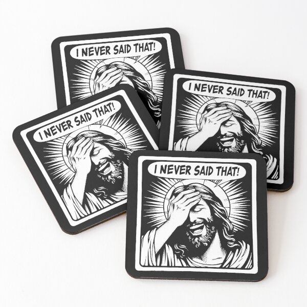 Item preview, Jesus Never Said That designed and sold by plushism.