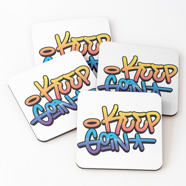 Item preview, Keep Going – Graffiti Style Gradient Sticker designed and sold by PigpanStickerrr.