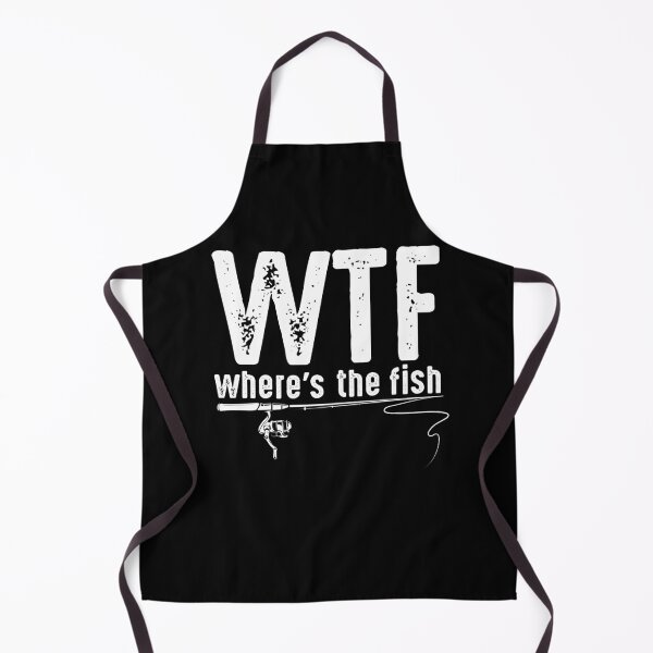Item preview, WTF where's the fish funny fishing quotes best fisherman sayings designed and sold by Alexaltay.