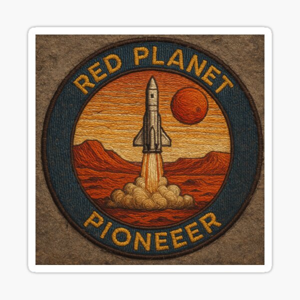Item preview, Red Planet Pioneer designed and sold by MindsInBloom.