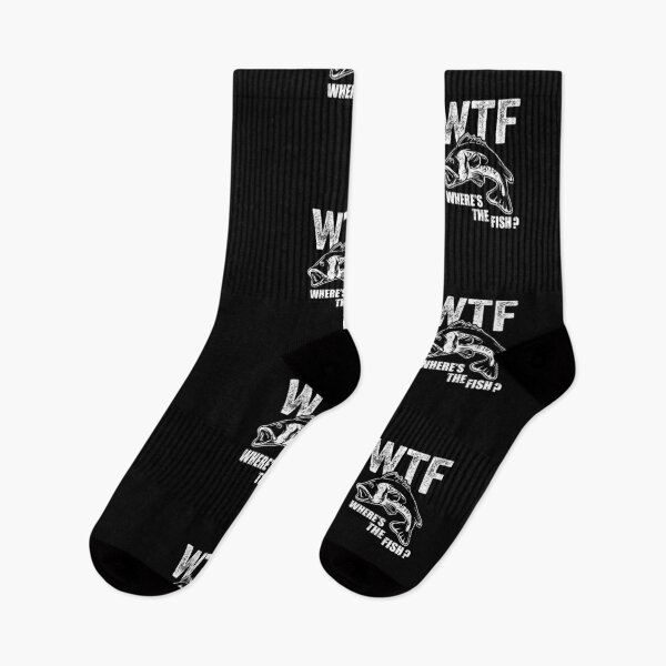 Item preview, WTF where's the fish funny fishing quotes best fisherman sayings designed and sold by Alexaltay.