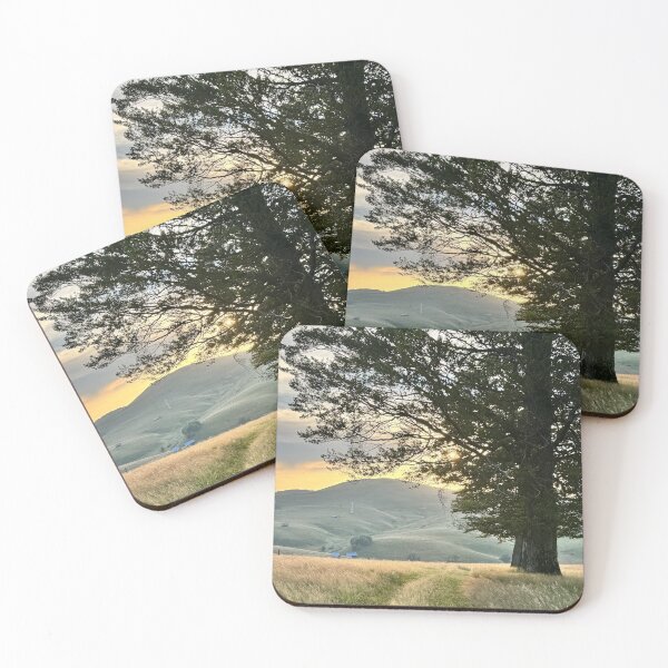 Item preview, Path Through the Trees – Serene Sunset Landscape in the Romanian Hills designed and sold by Deepfreez86.