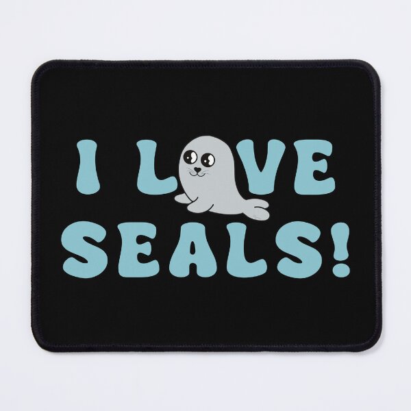 Item preview, I Love Seals Sticker Artwork  designed and sold by Lillyjrenee.
