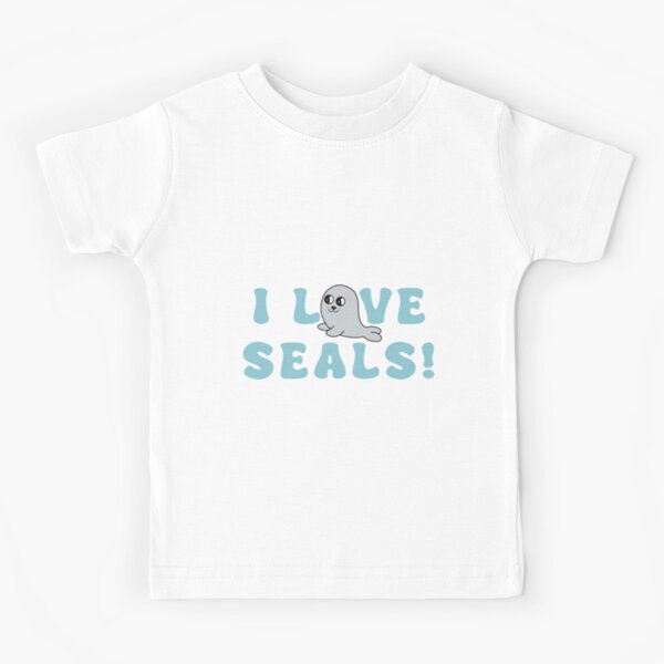 Item preview, I Love Seals Sticker Artwork  designed and sold by Lillyjrenee.