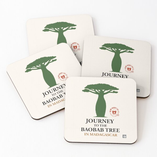 Item preview, Journey to the Baobab Tree, My Bucket List: Madagascar (Tee Fit) designed and sold by EmilieLeeKimArt.