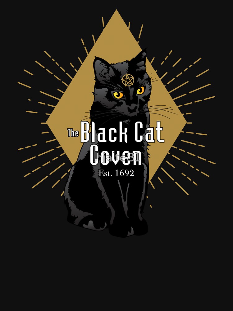 Thumbnail 7 of 7, Classic T-Shirt, The Black Cat Coven designed and sold by hjalte81.