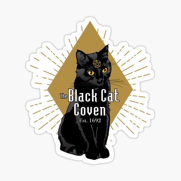 The Black Cat Coven Sticker