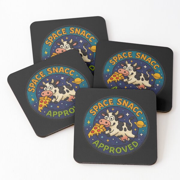 Item preview,  Funny Cosmic Cow Pizza Patch Design designed and sold by MindsInBloom.