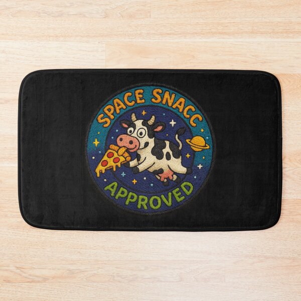 Item preview,  Funny Cosmic Cow Pizza Patch Design designed and sold by MindsInBloom.