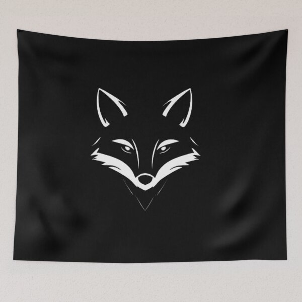 Item preview, Geometric Fox Head - Modern Abstract Wildlife Logo designed and sold by Negative Space Art.