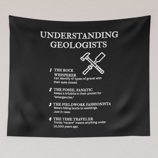 Item preview, Understanding Geologists – Hilarious Earth Science Life Definitions – Black designed and sold by PsyFlow35.