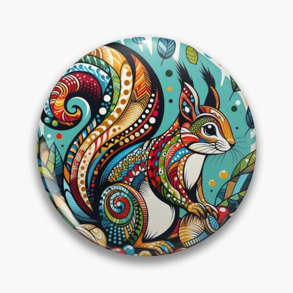 Item preview, pop art style squirrel designed and sold by Dogandesighn.