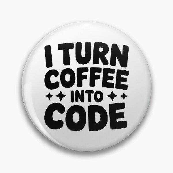 Item preview, I Turn Coffee Into Code! Cute Book Pun designed and sold by PMCreative.