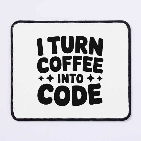 Item preview, I Turn Coffee Into Code! Cute Book Pun designed and sold by PMCreative.