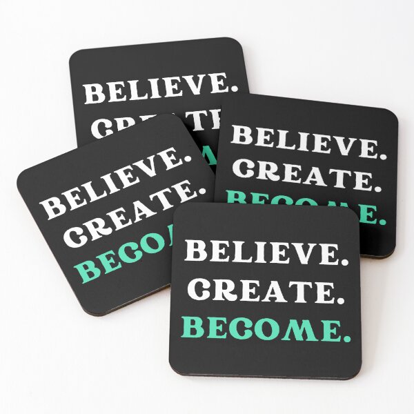 Item preview, Create. Believe. Become. - Manifest Your Reality designed and sold by AwarenessByDesign.