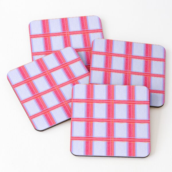 Item preview, Abstract Red White Blue Grid Pattern designed and sold by nuteling.