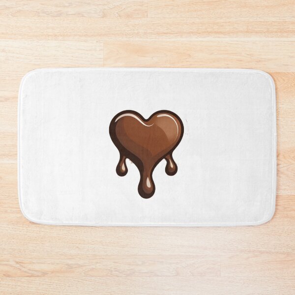 Item preview, chocolate dripping heart designed and sold by HonneUmi.