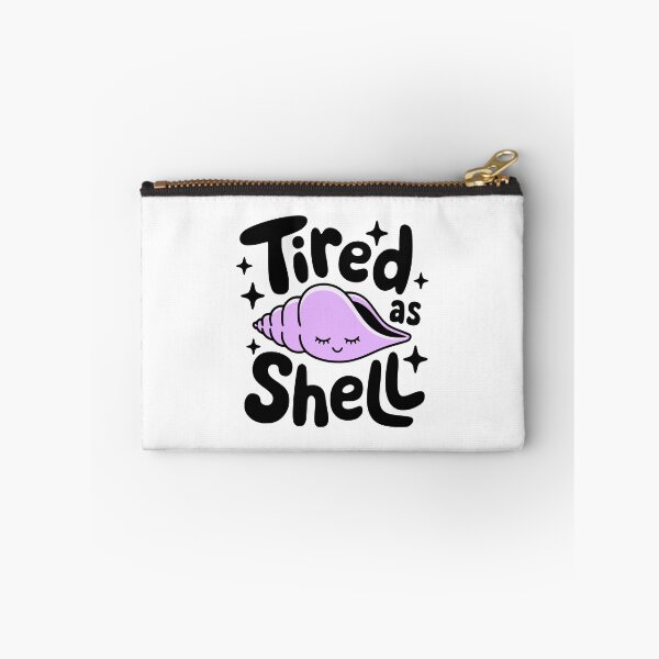 Item preview, Tired As Shell! Cute Conch Shell Pun designed and sold by PMCreative.