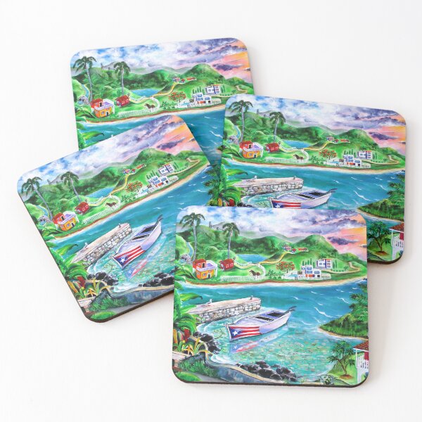 Item preview, Isla del Encanto - Heart of the Island designed and sold by galina-art.