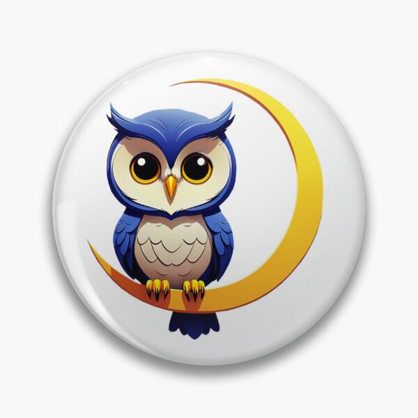 Item preview, Cute Little Blue Baby Owl designed and sold by Bunmigraphics .