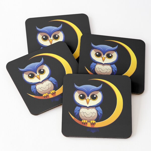 Item preview, Cute Little Blue Baby Owl designed and sold by Bunmigraphics .