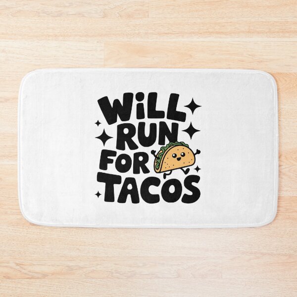 Item preview, Will Run For Tacos! Cute Taco Pun designed and sold by PMCreative.