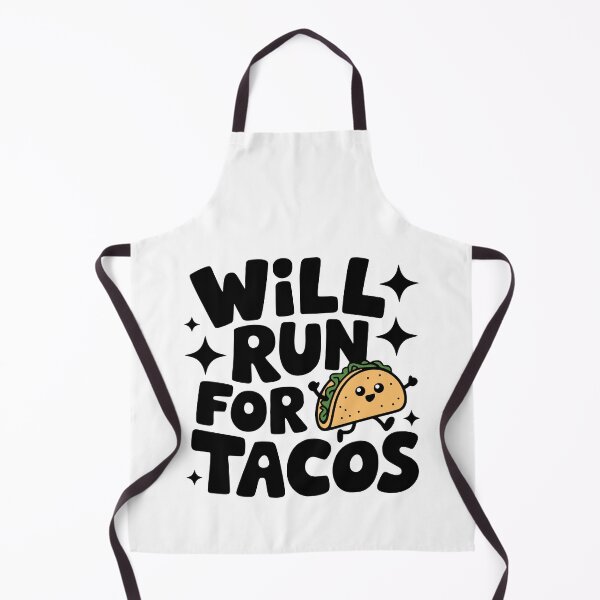 Item preview, Will Run For Tacos! Cute Taco Pun designed and sold by PMCreative.