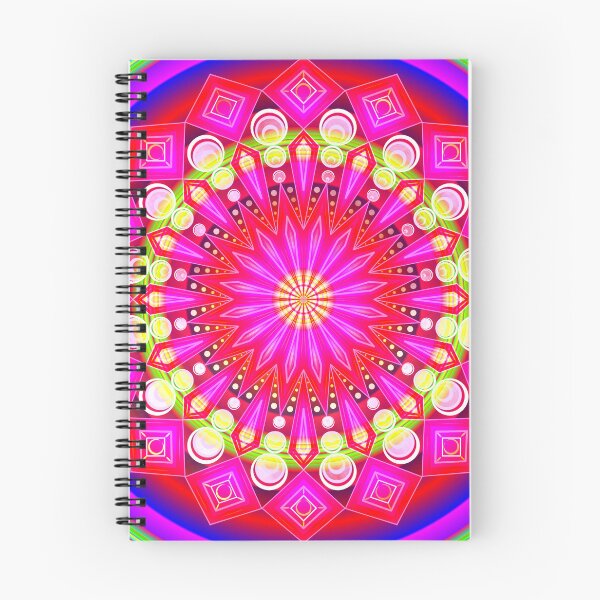 Item preview, Luminous pink mandala designed and sold by CreaTwinkles.