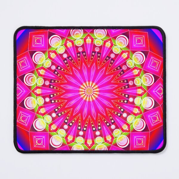 Item preview, Luminous pink mandala designed and sold by CreaTwinkles.