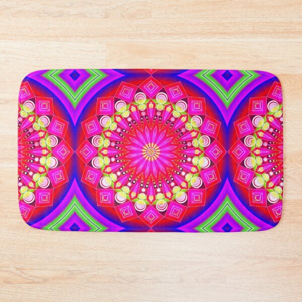 Item preview, Luminous pink mandala designed and sold by CreaTwinkles.