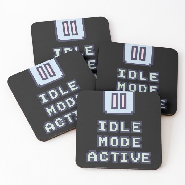 Item preview, Idle Mode Active – Pixel Calmcore Tech Tee | Lo-Fi Digital Aesthetic designed and sold by Laugh & Rewind .