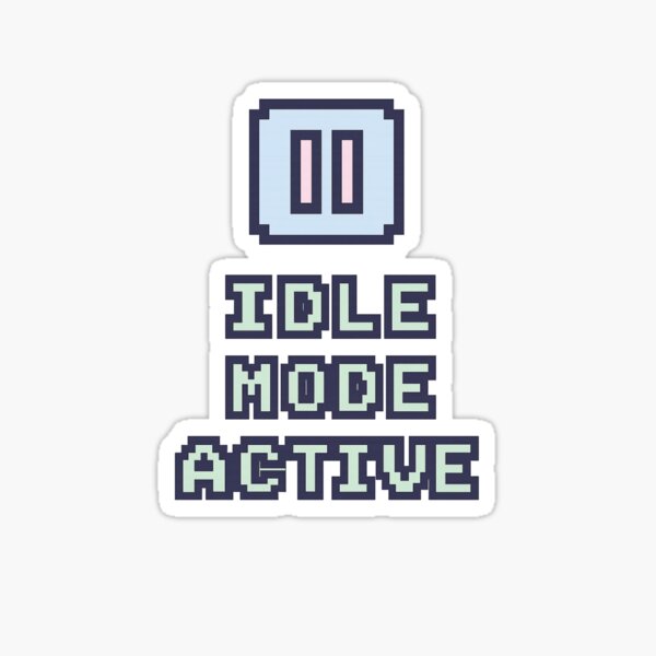 Item preview, Idle Mode Active – Pixel Calmcore Tech Tee | Lo-Fi Digital Aesthetic designed and sold by Laugh & Rewind .