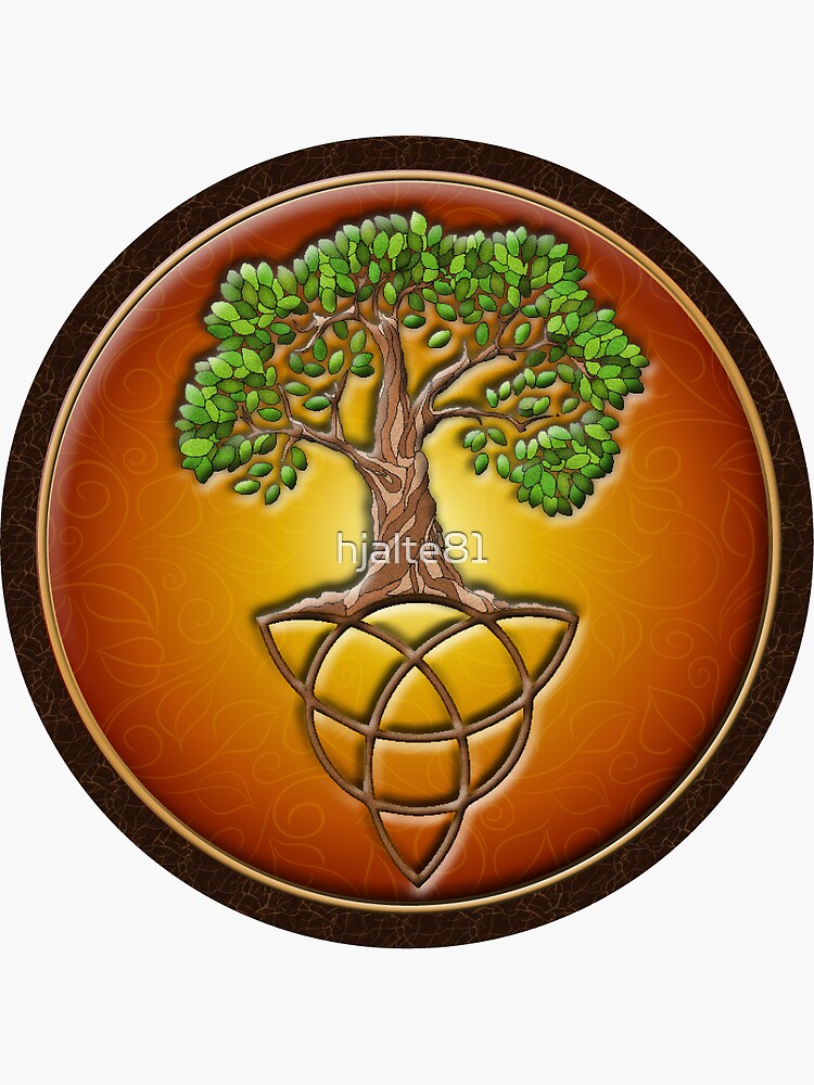 Thumbnail 3 of 3, Sticker, The Tree designed and sold by hjalte81.