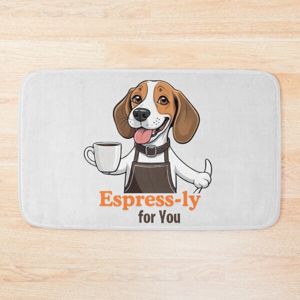 Item preview, Barista Cartoon with Beagle Dog Design – Funny and Unique Dog and Owner Artwork - Barista Gift - Pet Humor  designed and sold by KoraTalks.
