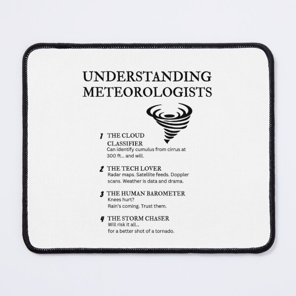 Item preview, Understanding Meteorologists – Hilarious Weather Nerd Life Definitions designed and sold by PsyFlow35.