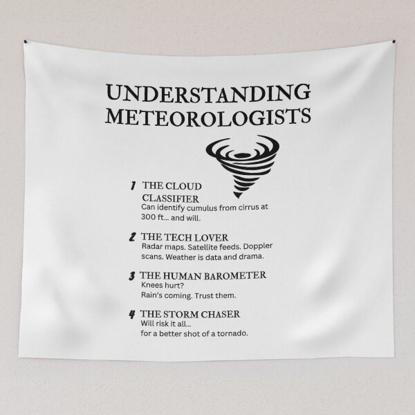 Item preview, Understanding Meteorologists – Hilarious Weather Nerd Life Definitions designed and sold by PsyFlow35.