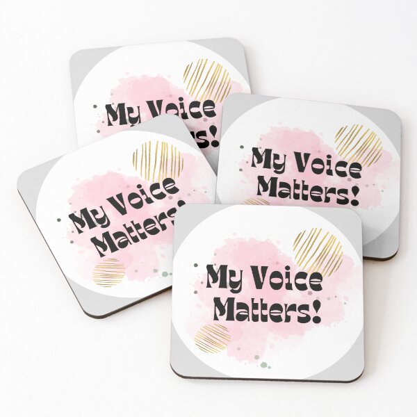 Item preview, My Voice Matters designed and sold by Stutteringsista.