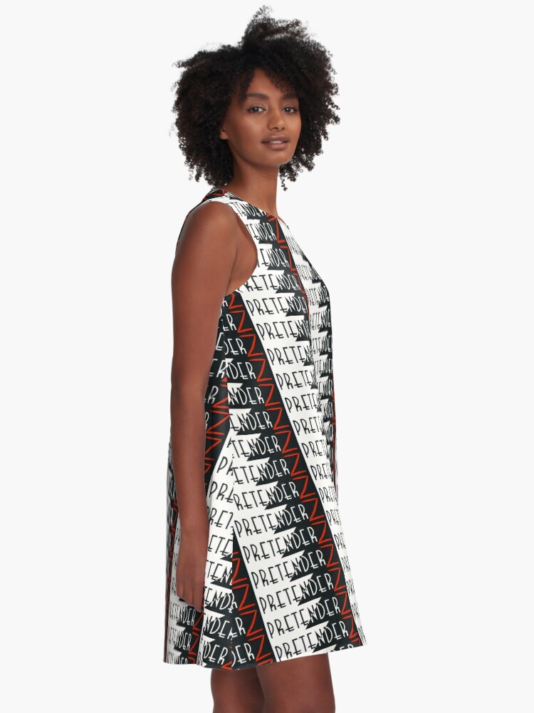 Thumbnail 2 of 4, A-Line Dress, The Pretenderz designed and sold by The-Pretenderz.