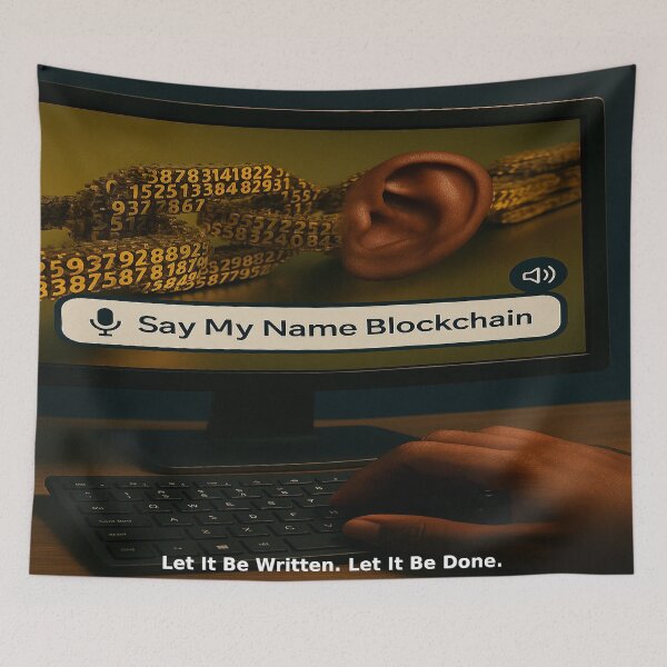 Item preview, Say My Name Blockchain – Digital Legacy Collection designed and sold by BiginkArt.