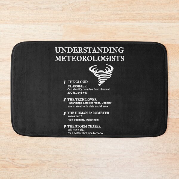 Item preview, Understanding Meteorologists – Hilarious Weather Nerd Life Definitions – Black designed and sold by PsyFlow35.