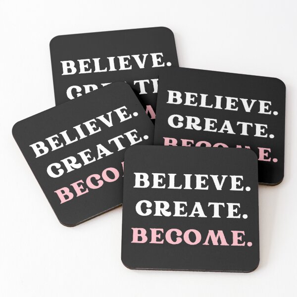 Item preview, Create. Believe. Become. - Manifest Your Reality designed and sold by AwarenessByDesign.
