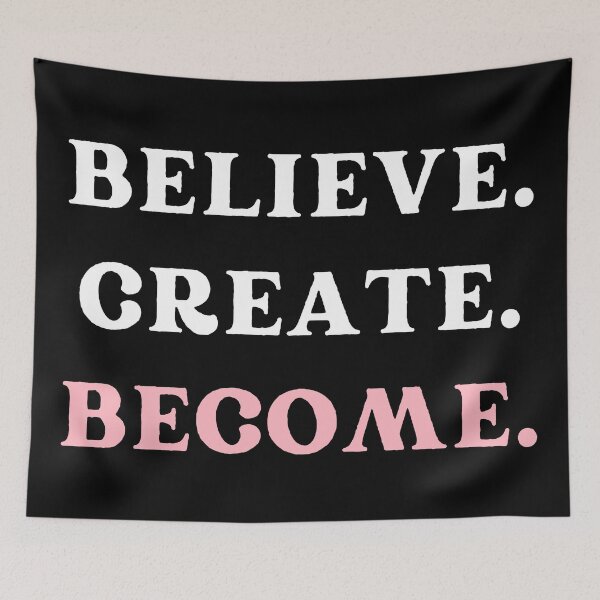 Item preview, Create. Believe. Become. - Manifest Your Reality designed and sold by AwarenessByDesign.