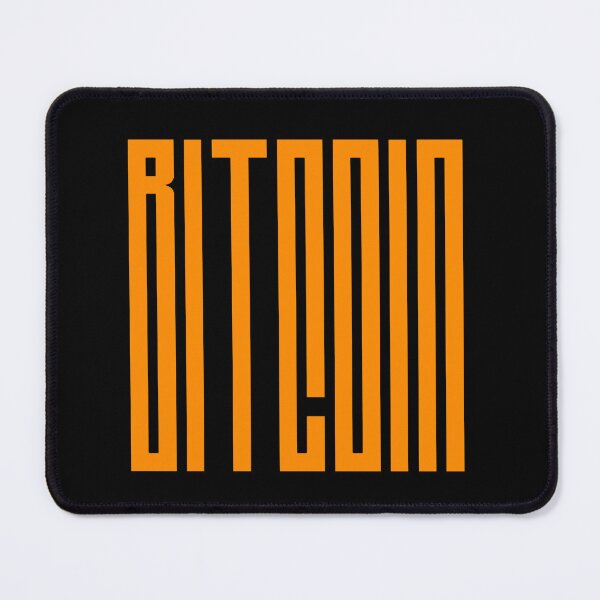 Item preview, Bitcoin Retro Standing Logo Orange designed and sold by CyberRex.